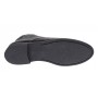 Ghete barbati casual din piele naturala (imblanite) Negru PHBONDN